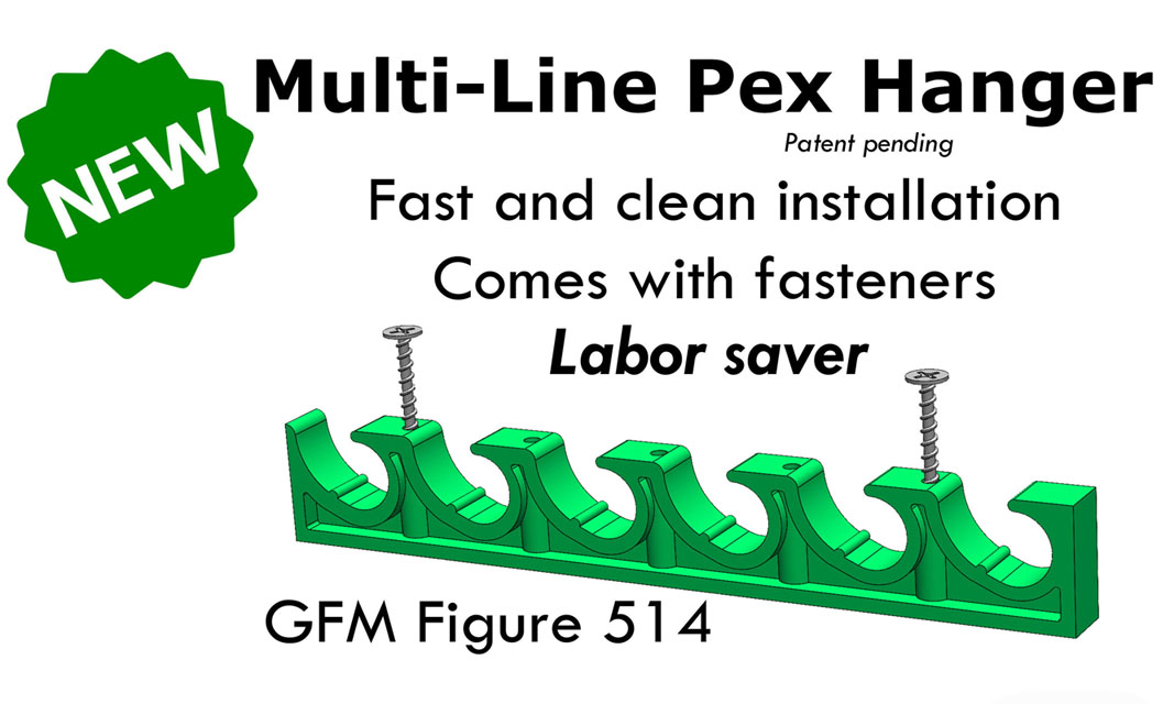 Multi-Line Pex Hanger